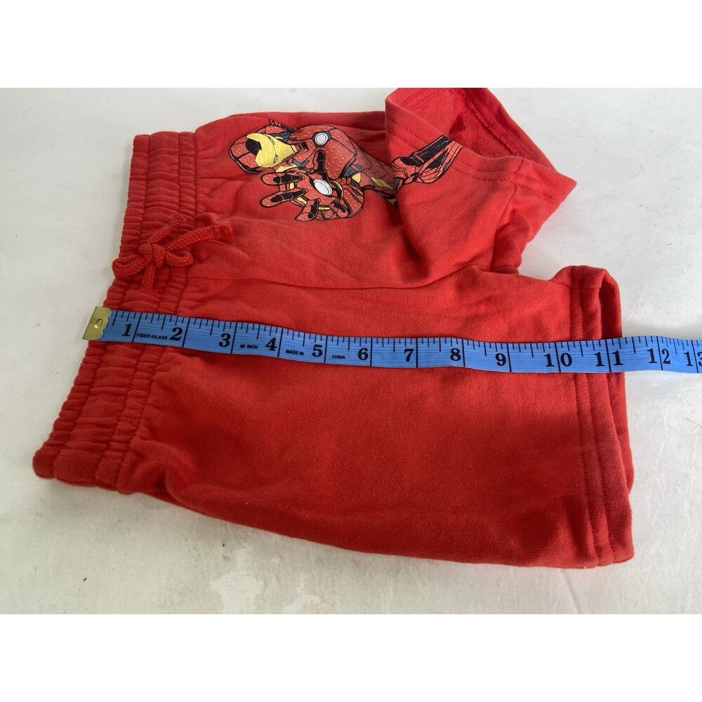 Marvel Comics Iron Man Superhero Boys Size 3T 3-4 Knit Pull On Shorts - Picture 7 of 7